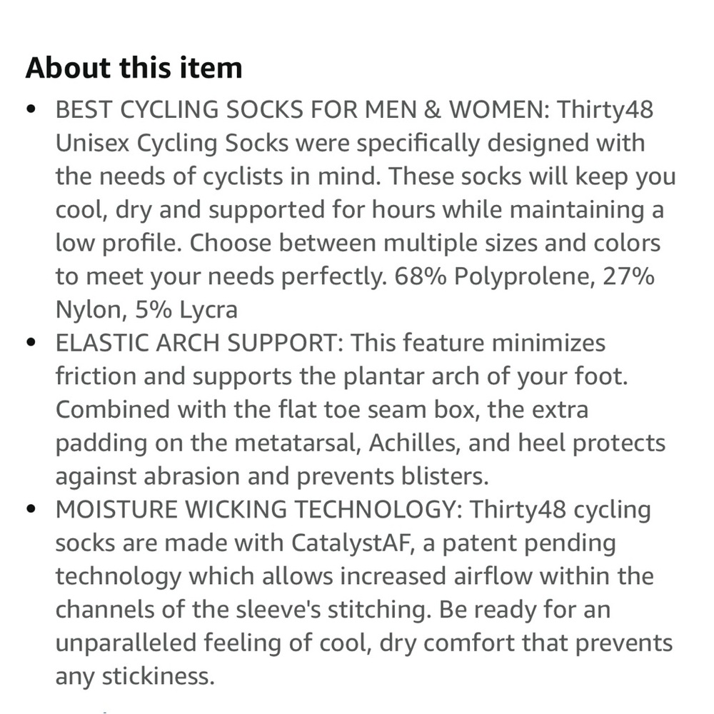 6 Pairs Thirty48 Low Cut Cycling Socks Unisex - Picture 7 of 10
